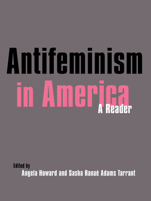 cover image of Antifeminism in America